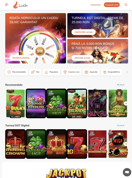 Lucky slots game collection Luck Casino